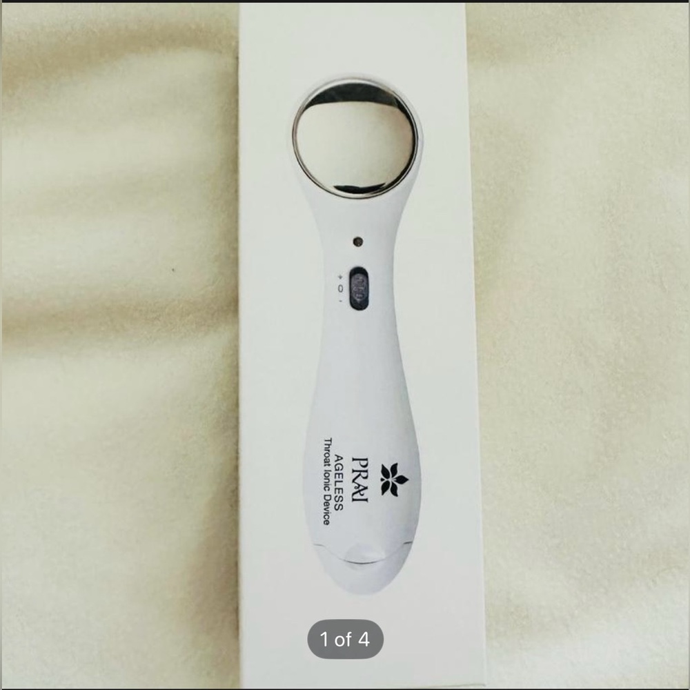 PRAI Ageless Throat Ionic Firming Device - White